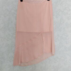 Mi Ami Blush Asymmetric Skirt Size Large